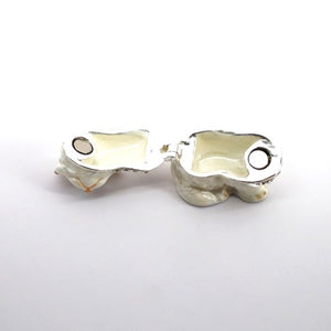 Bianca Persian Cat Enamel Box