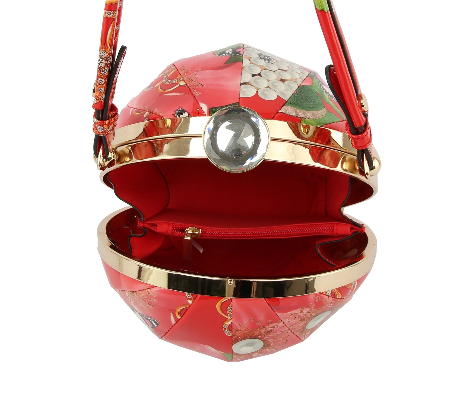 Floral Round Handbag
