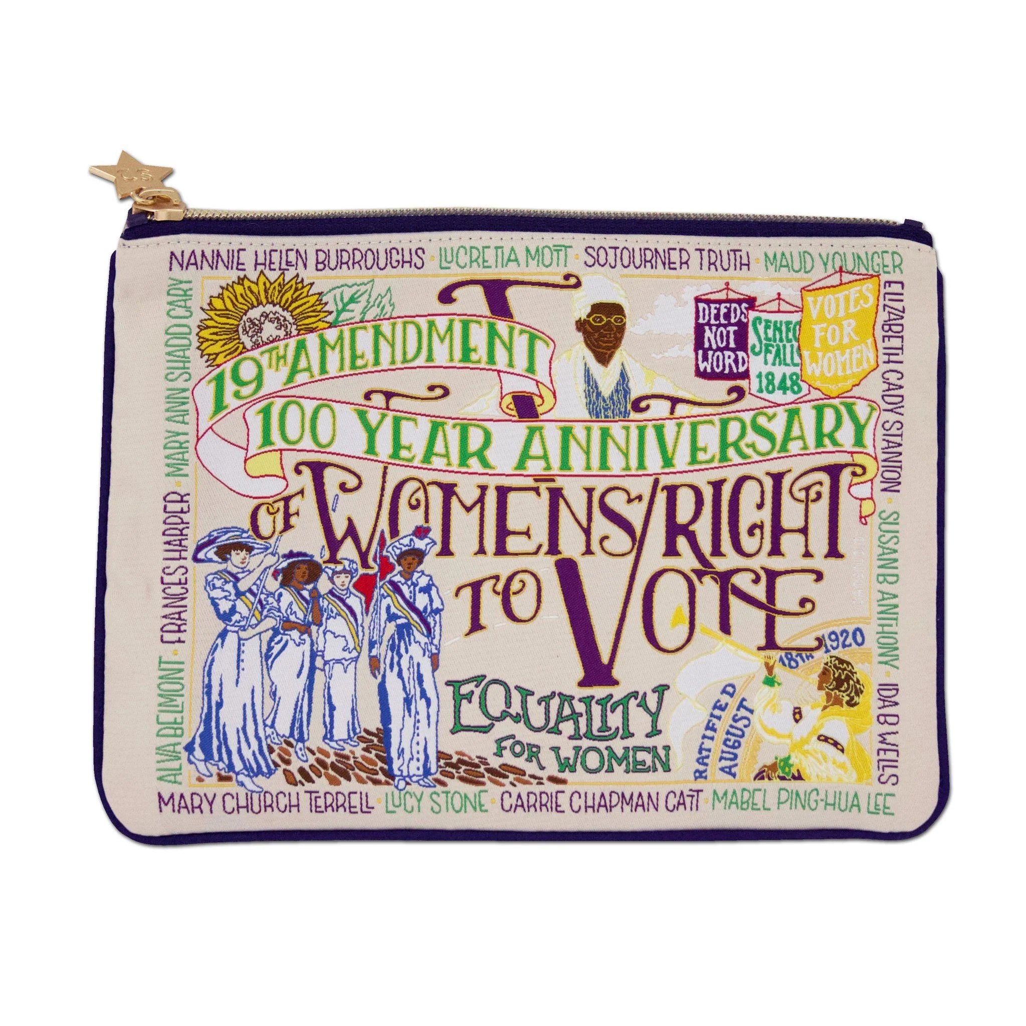 19th Amendment Zip Pouch