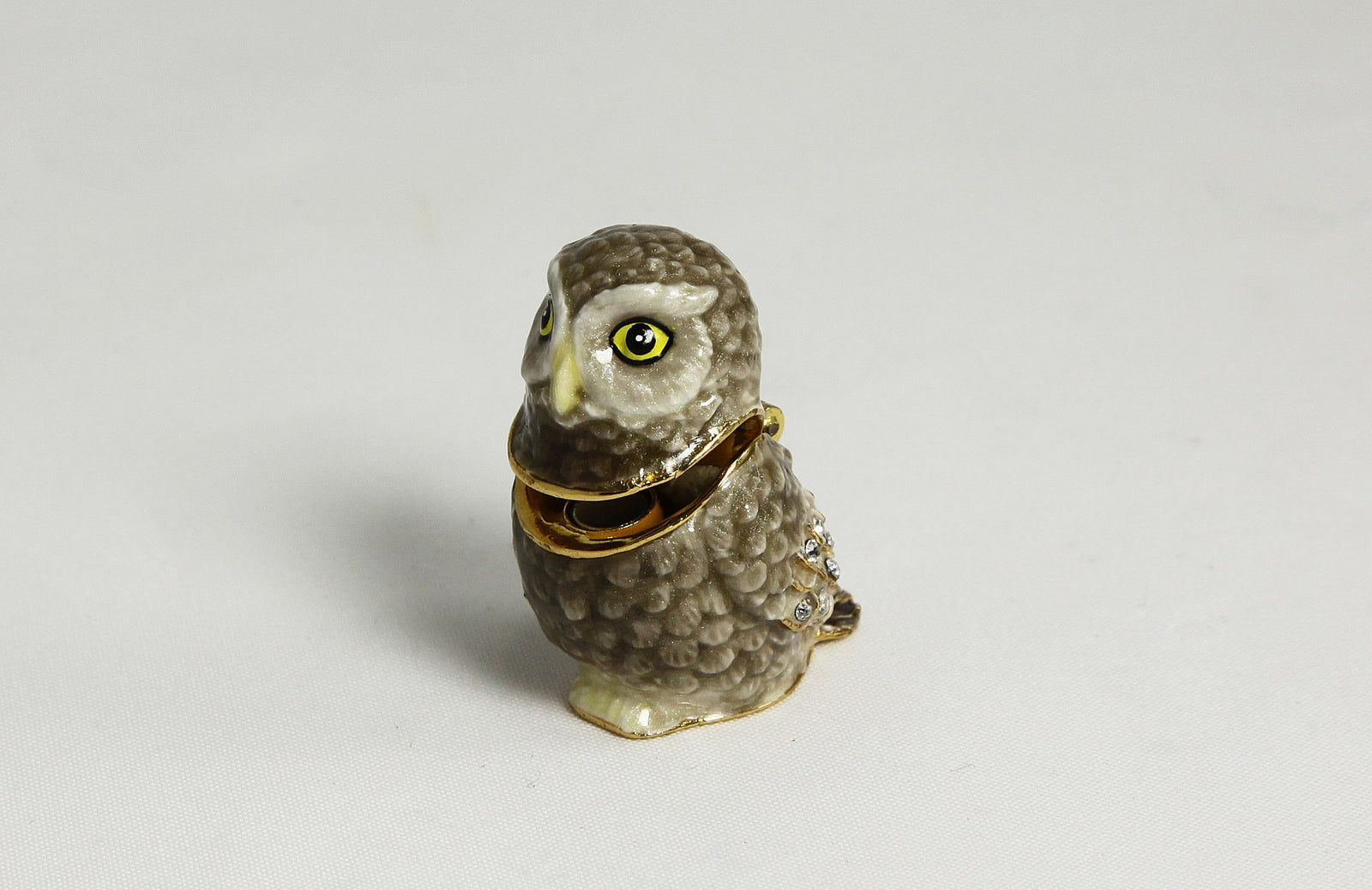 Great Horned Owl Trinket Box