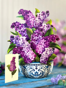 Garden Lilacs Paper Flower Bouquet