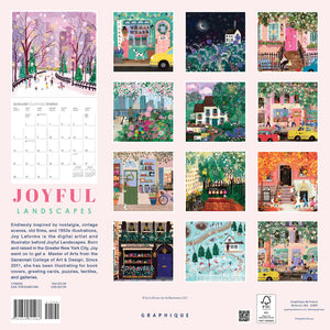 Joyful Landscapes 2024 Wall Calendar