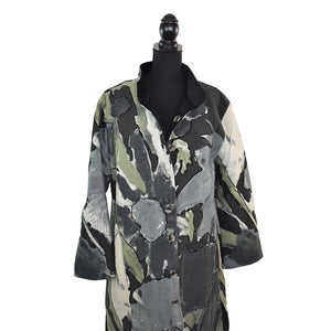 Floral Reversible Trench Coat