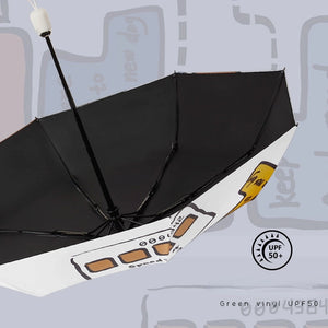 Tetris Pattern Tri-folding Umbrella
