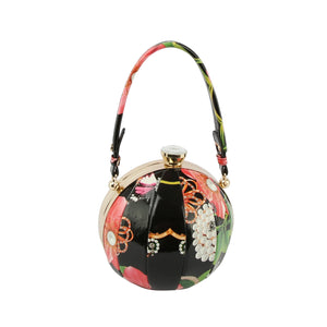 Floral Round Handbag