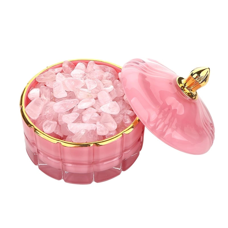 Glass Jewelry Jar