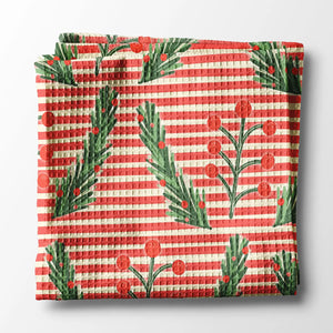 Retro Christmas Kitchen Tea Towel