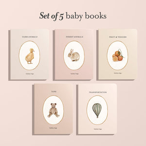 Our Little Library: A Foundational Language Vocabulary Board Book Set Vol. 1