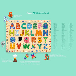 Alphabet Wooden Puzzle