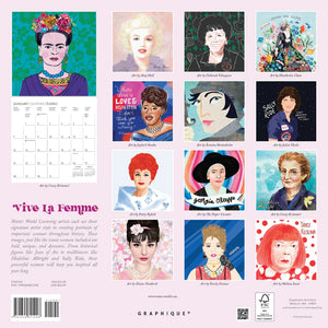 Vive La Femme 2024 Wall Calendar
