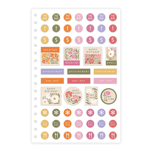 Flower Market Wildflowers Undated Planner