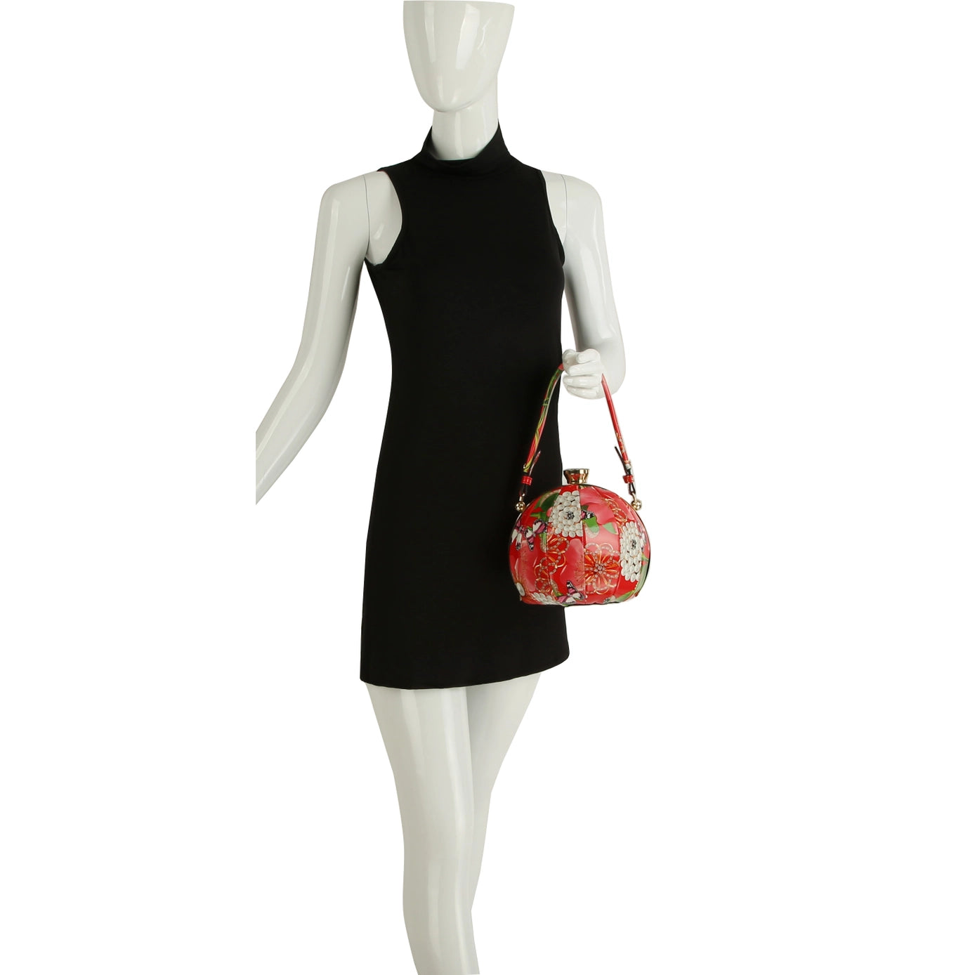 Floral Round Handbag
