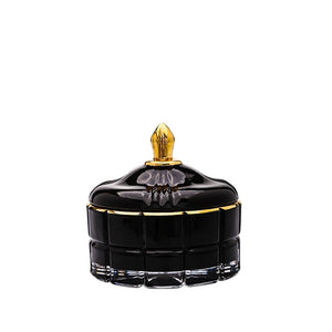 Glass Jewelry Jar