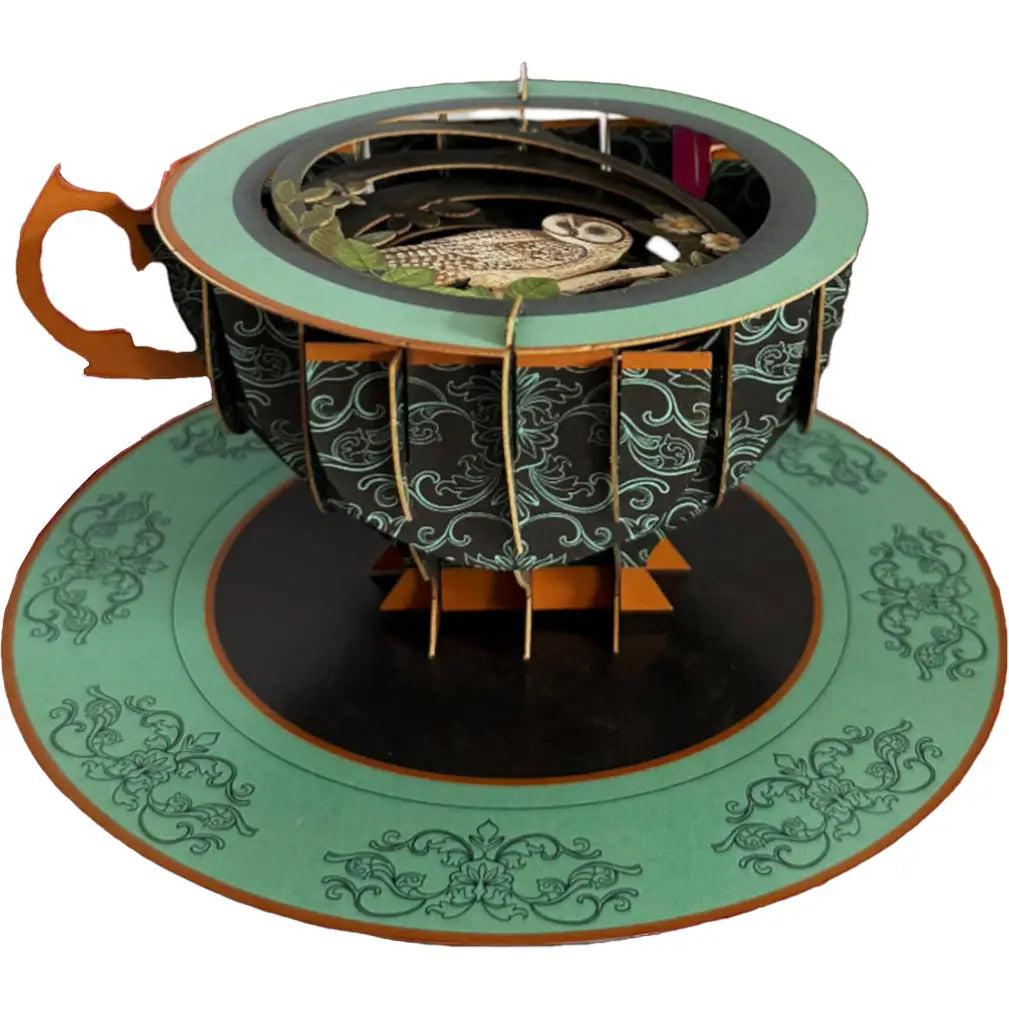 A Cup of Tea 3D Popup Card