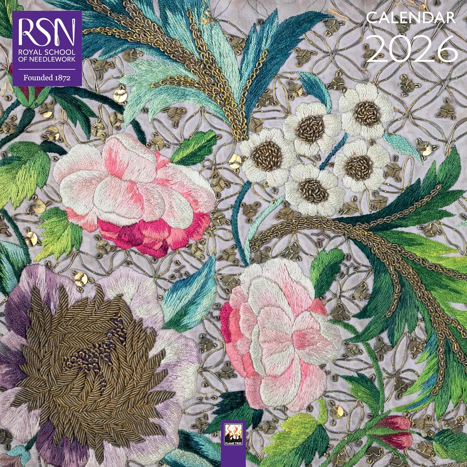 Royal School of Needlework Wall Calendar 2026
