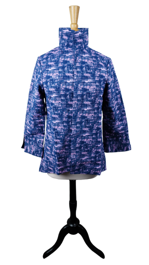 Navy & Lavender Jacket