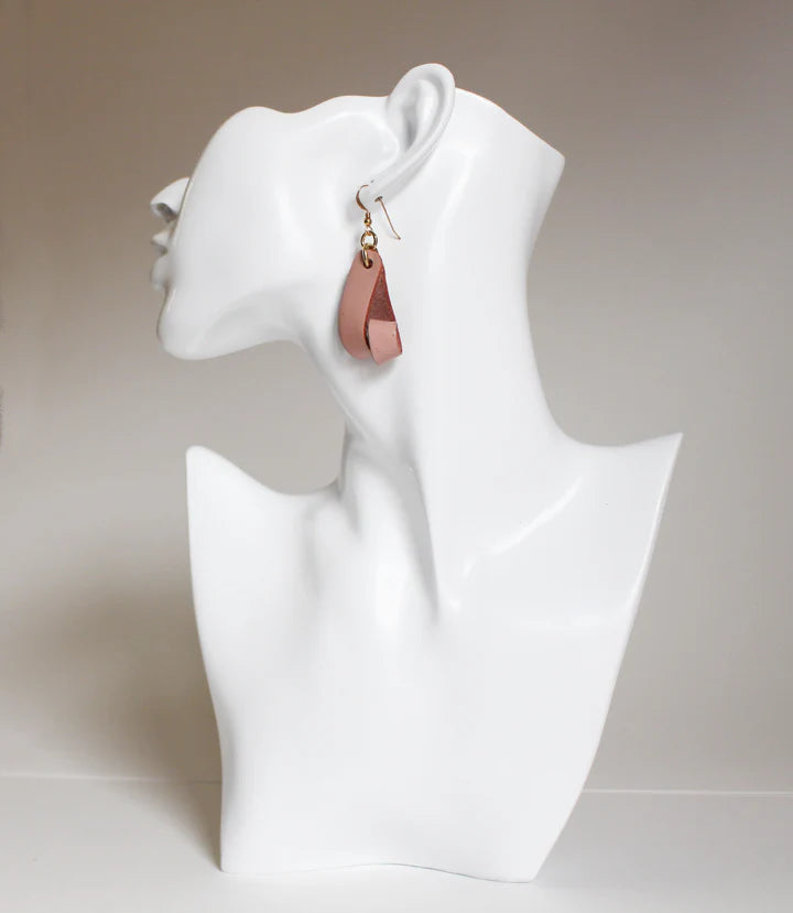 The Carla Leather Earrings