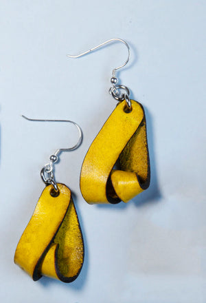 The Carla Leather Earrings