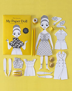 Amanda Coloring Paper Doll Kit