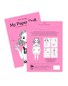 Camilla Coloring Paper Doll Kit