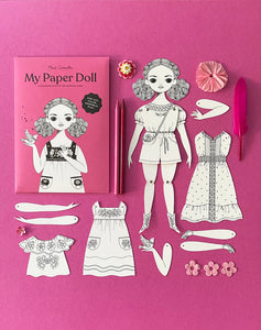 Camilla Coloring Paper Doll Kit