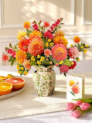 Dahlia Sunrise Flower Bouquet