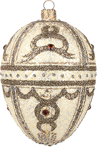 Royal Braid Egg Ornament