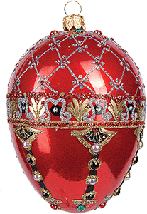 Renaissance Egg Ornament