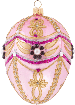 Pearl Girland Egg Ornament