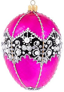 Pearl Crown Egg Ornament