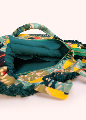 Fringed Box Tote