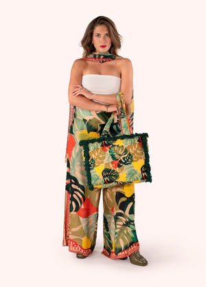 Fringed Box Tote