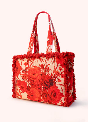 Fringed Box Tote