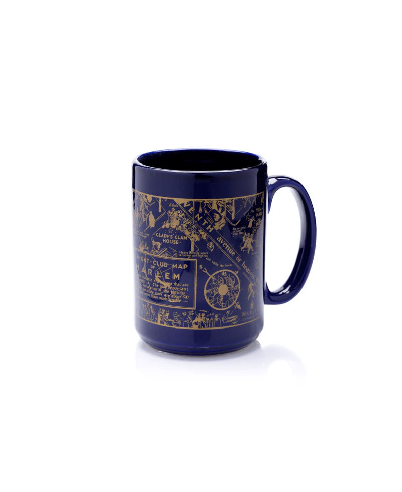 Vintage Harlem Nightclub Map Mug