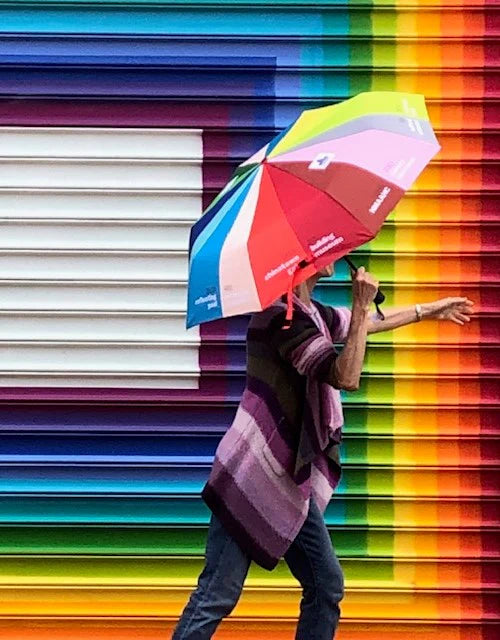 Colors of Washington Travel Umbrella