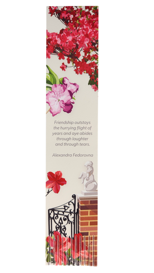 Friendship Quote Leather Bookmark