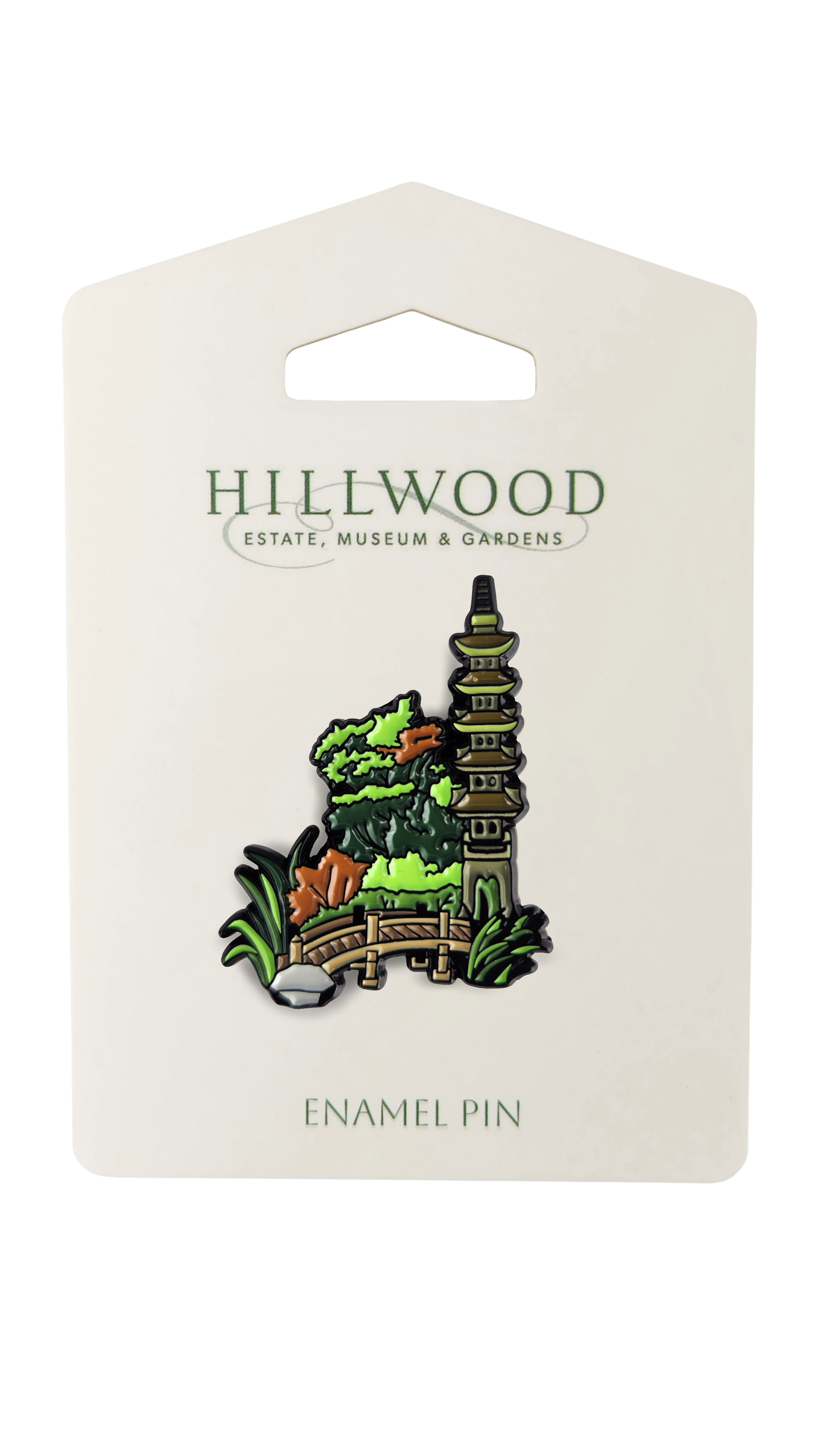 Japanese Garden Enamel Pin