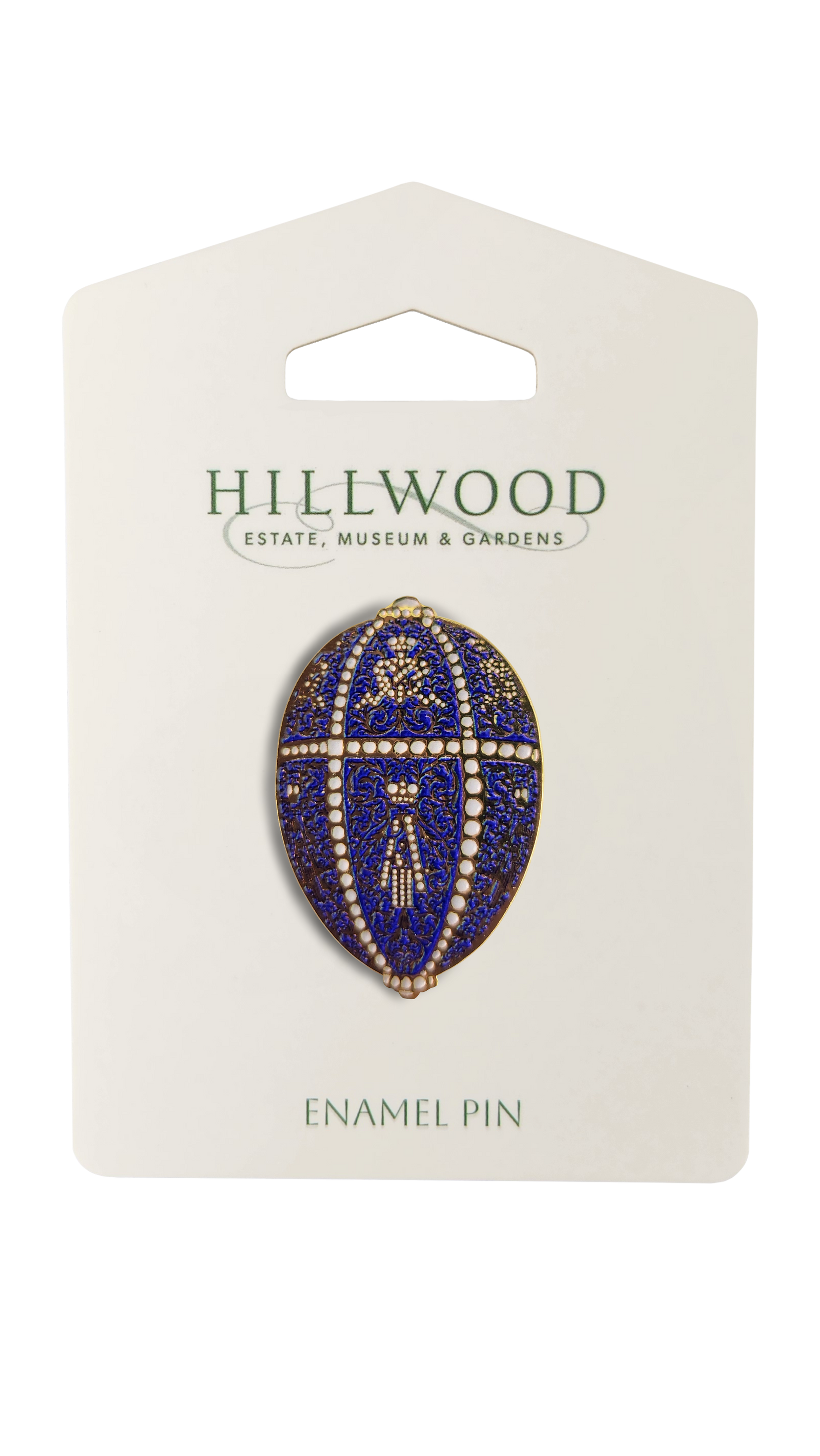 12-Monogram Egg Enamel Pin