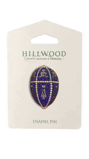 12-Monogram Egg Enamel Pin