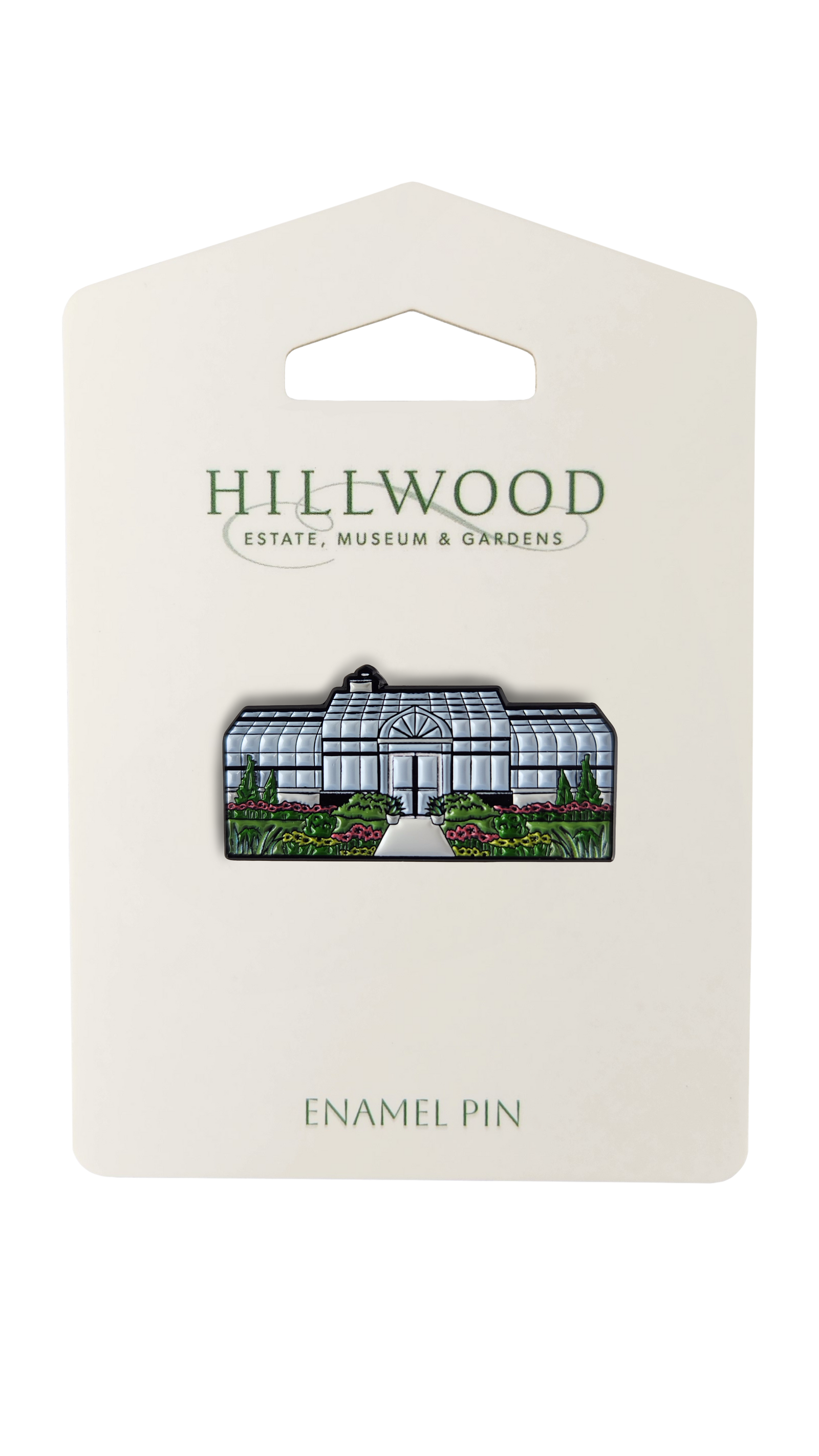 Hillwood Greenhouse Enamel Pin