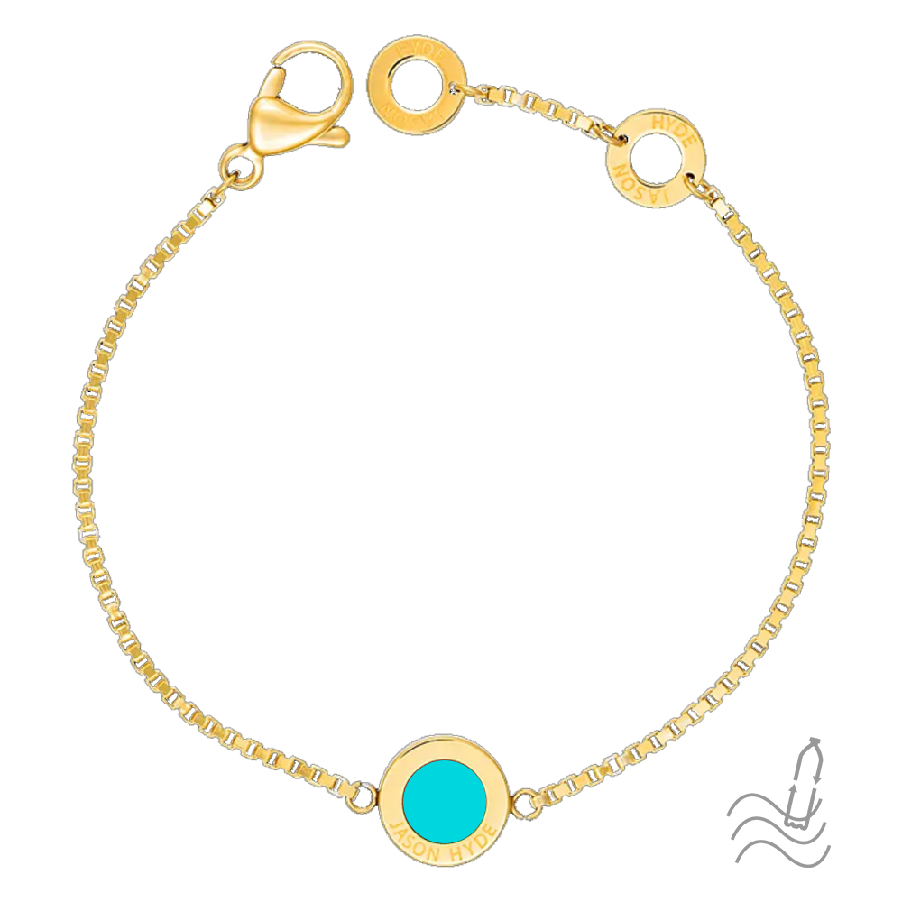 Ocean Turquoise Chip Bracelet