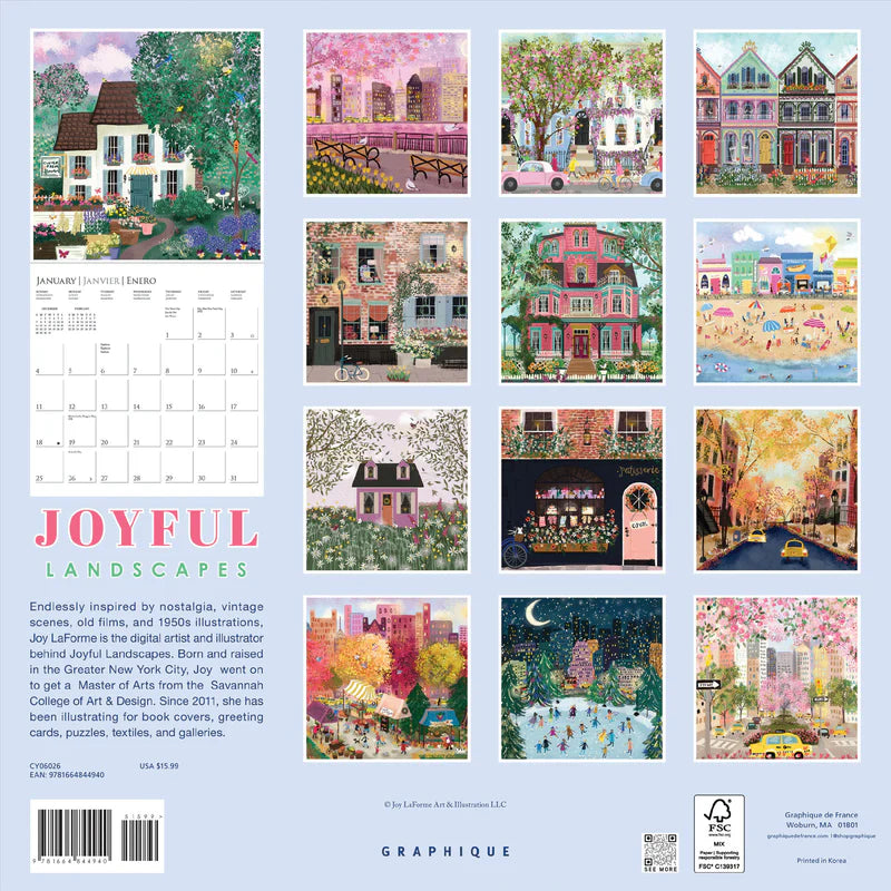 16-Month Wall Calendar 2026