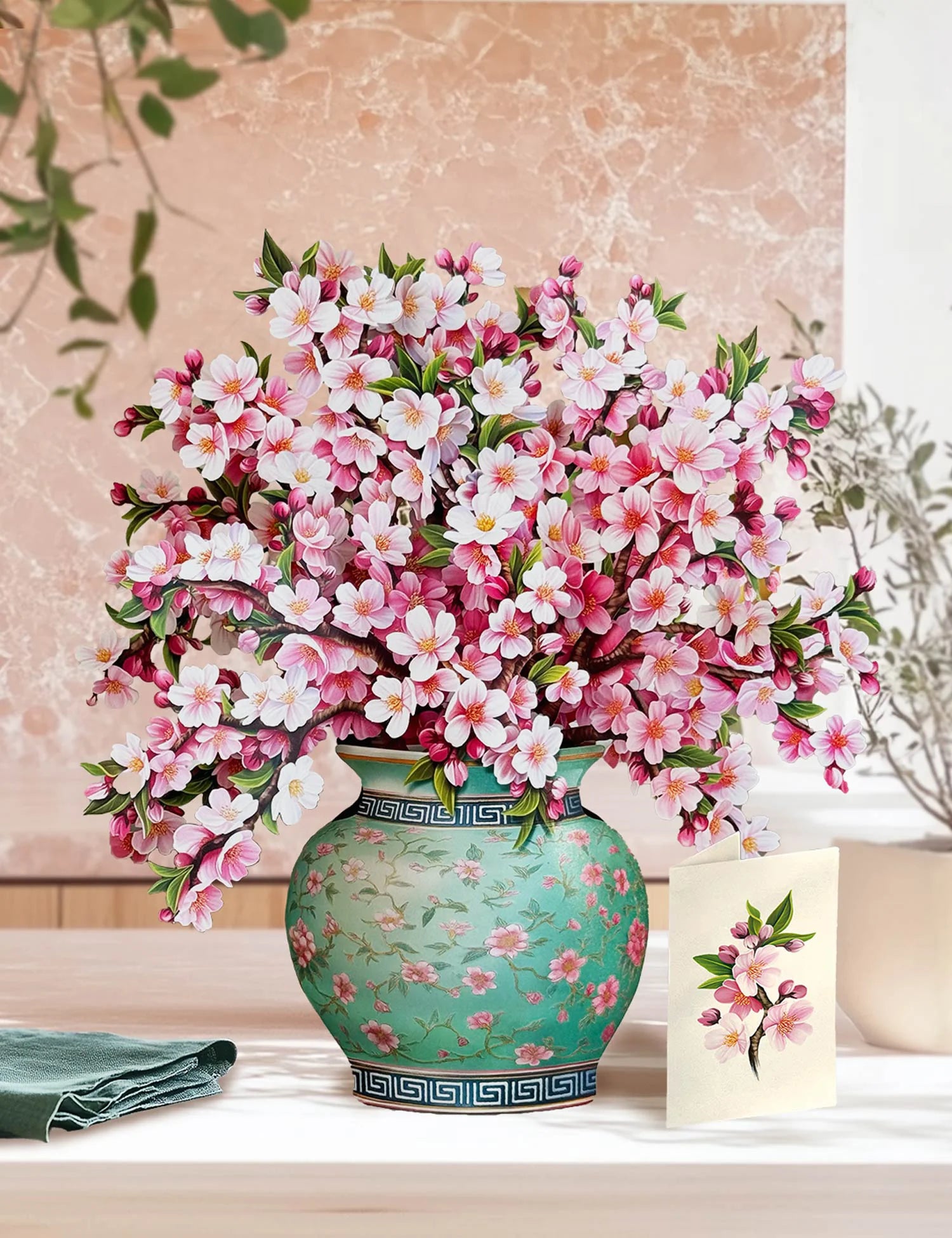 Japanese Cherry Blossom Paper Flower Bouquet