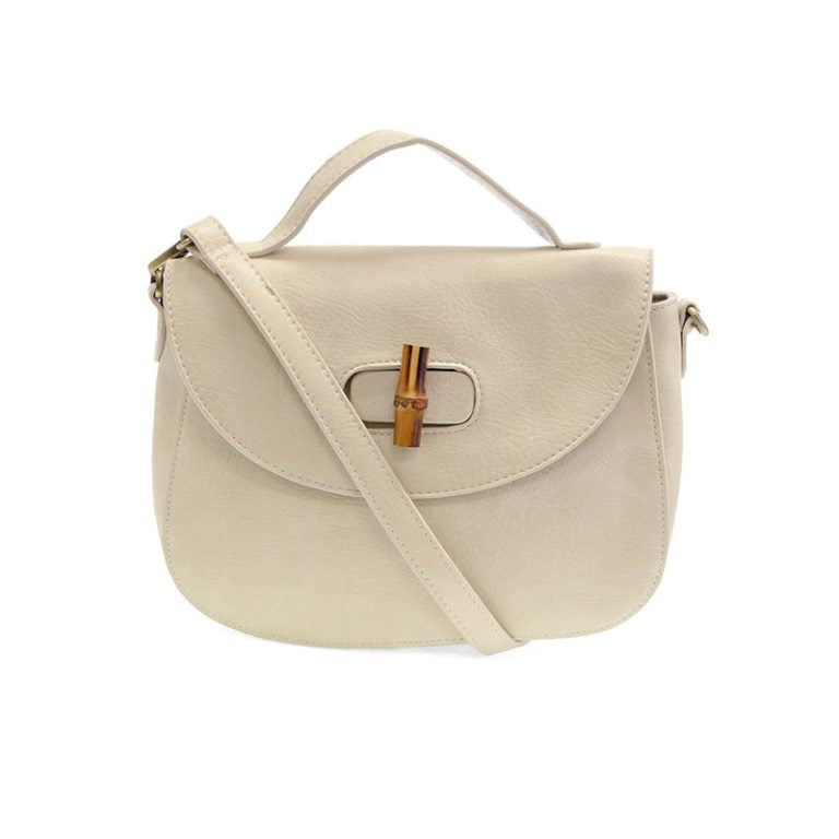 Hattie Bamboo Turn Lock Crossbody