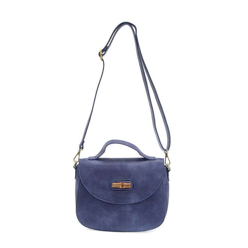 Hattie Bamboo Turn Lock Crossbody