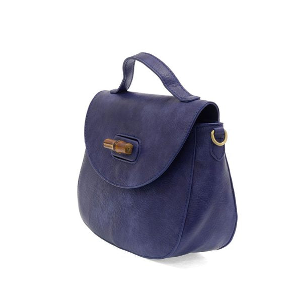 Hattie Bamboo Turn Lock Crossbody