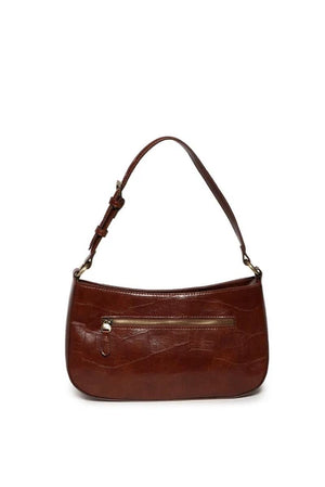 Faux Croc Hobo Shoulder/Crossbody Bag