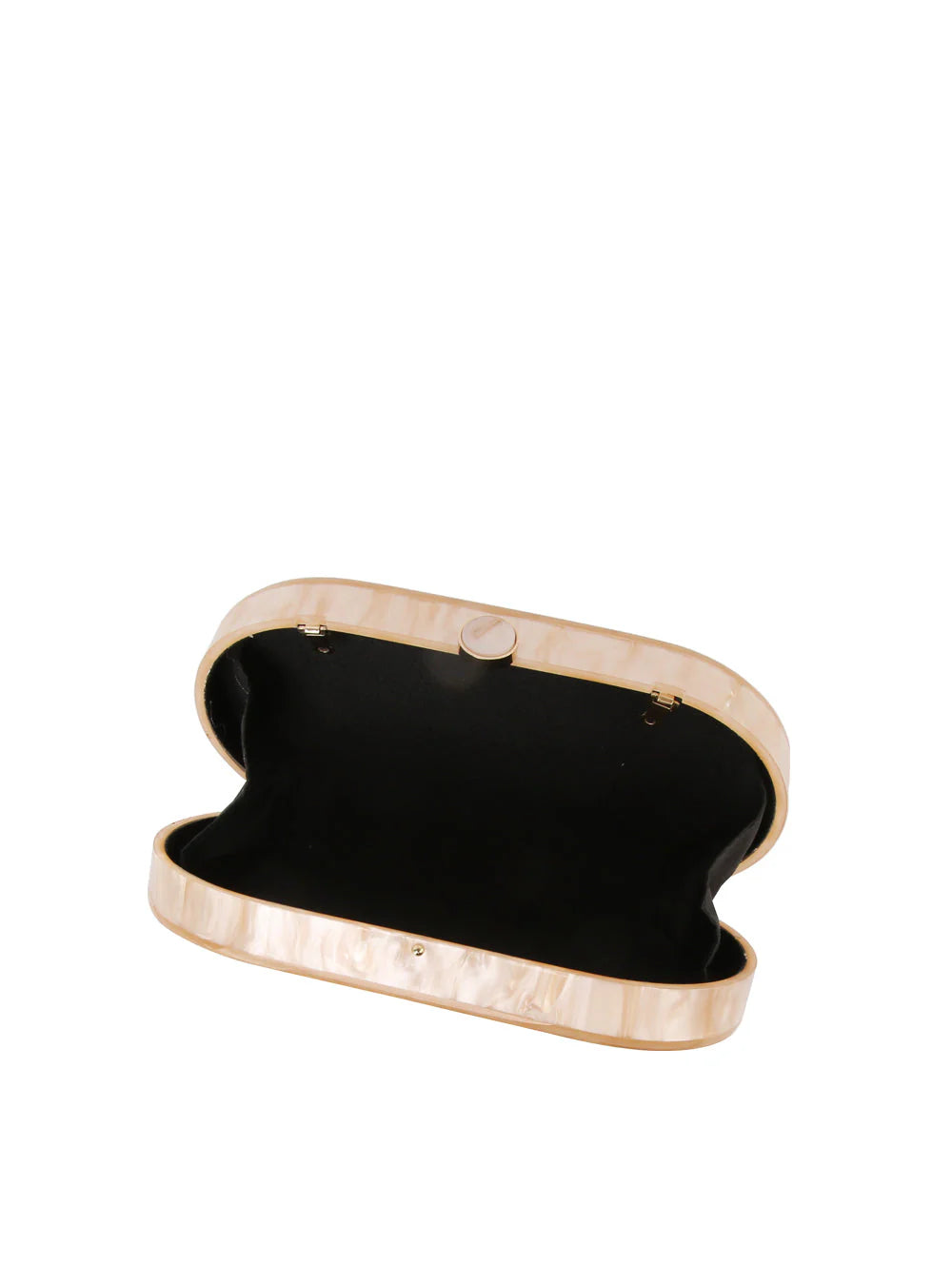 Art Deco Acrylic Oval Clutch