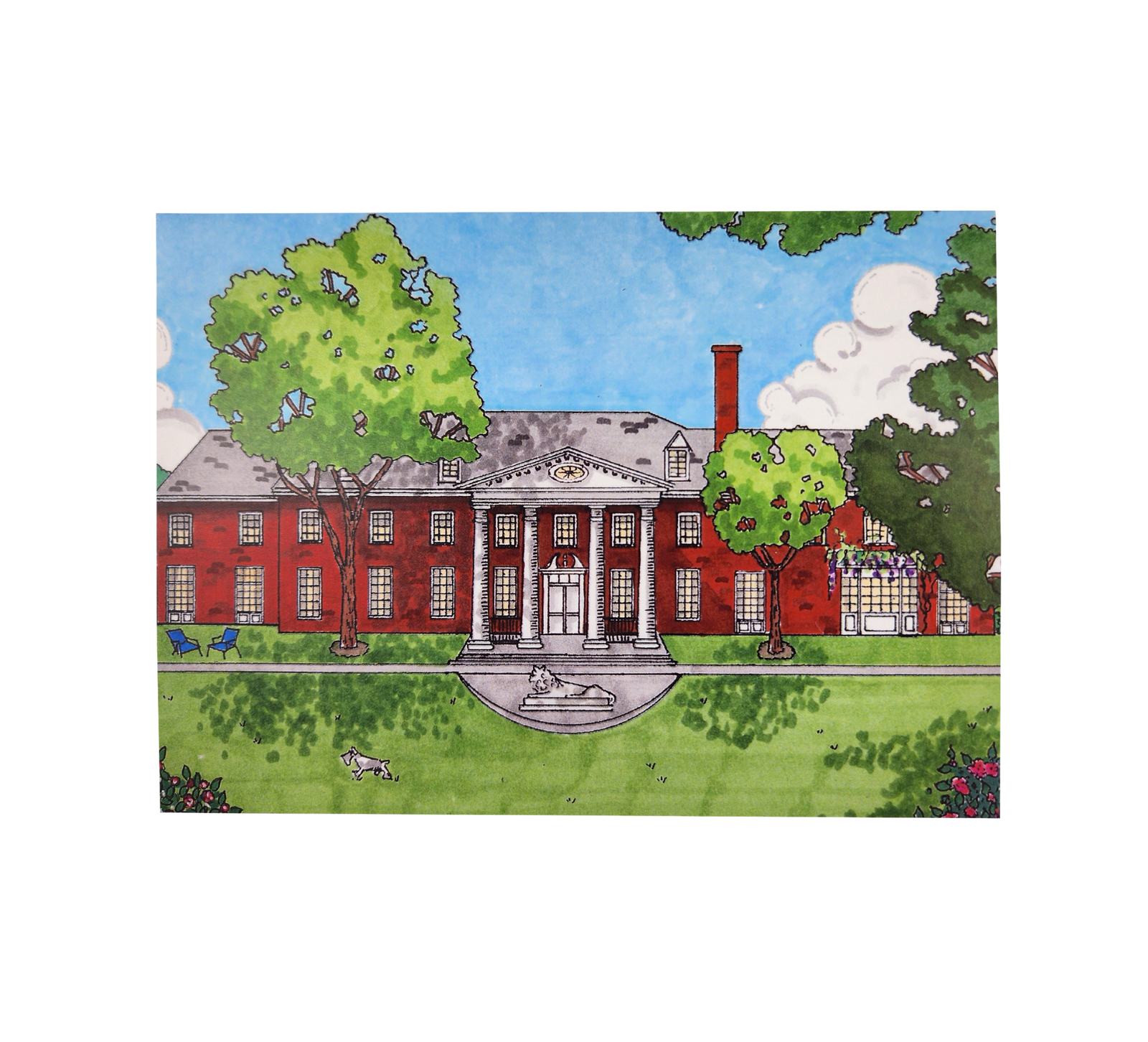 Hillwood Mansion Magnet