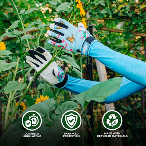 Rugged Guard Leather Gardening Gloves